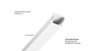 Imagen de CANALETA/DUCTO 2MTS 20X10MM BLANCA CIERRE CLASICO C/CINTA